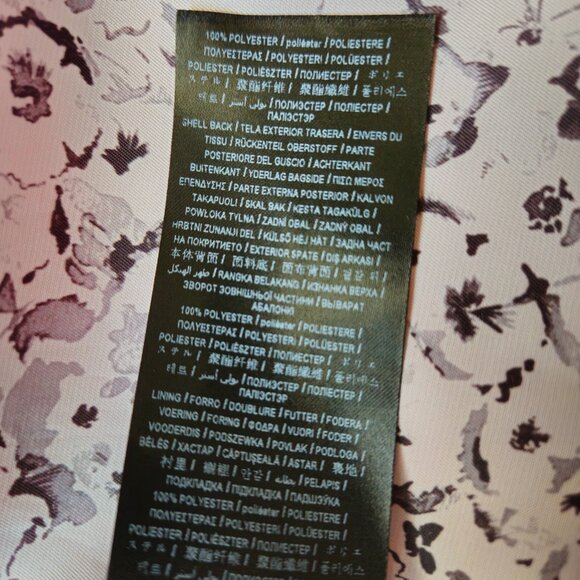 Guess Los Angeles Womens XL red windbreaker adjustable rain jacket full zip hood - Picture 15 of 16